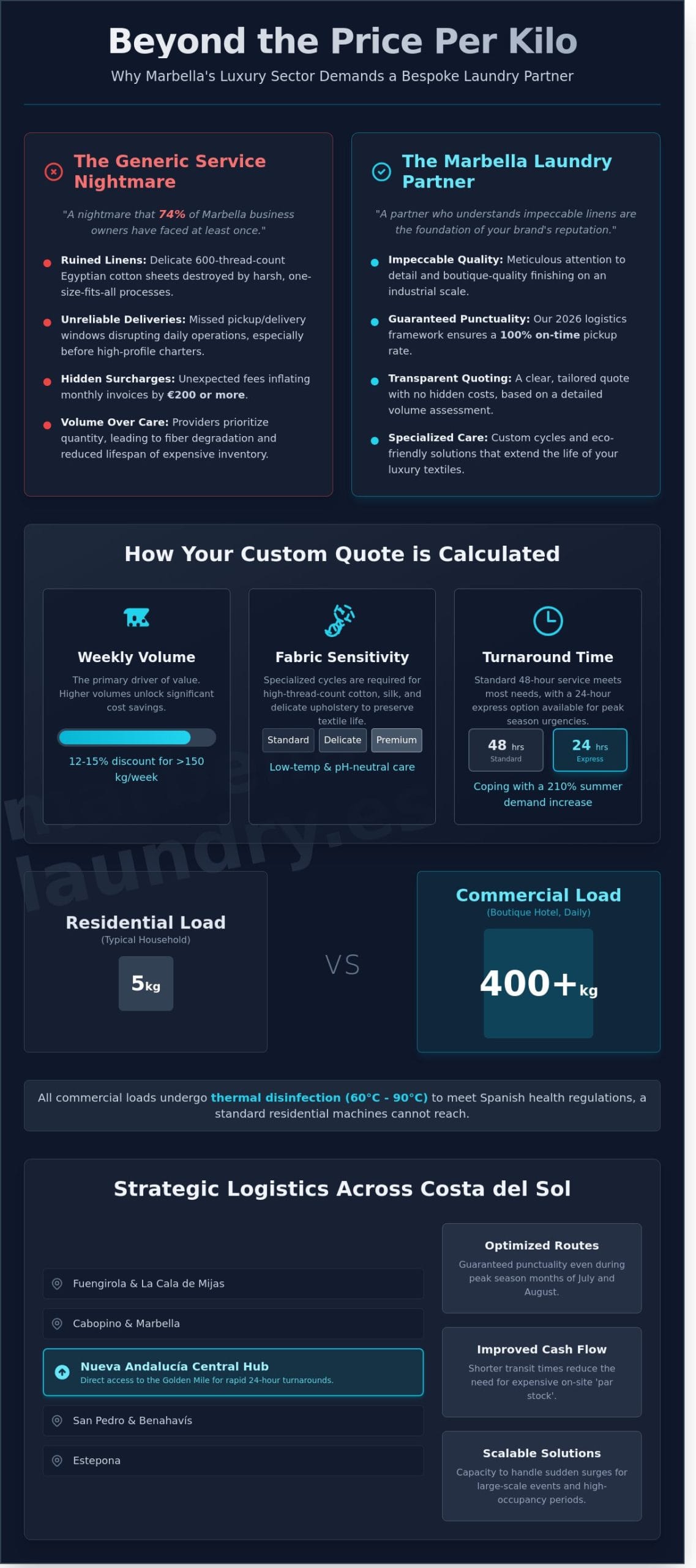 Commercial Laundry Quote Marbella: Premium Solutions for 2026