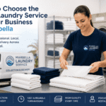 Professional laundry service in Marbella for businesses